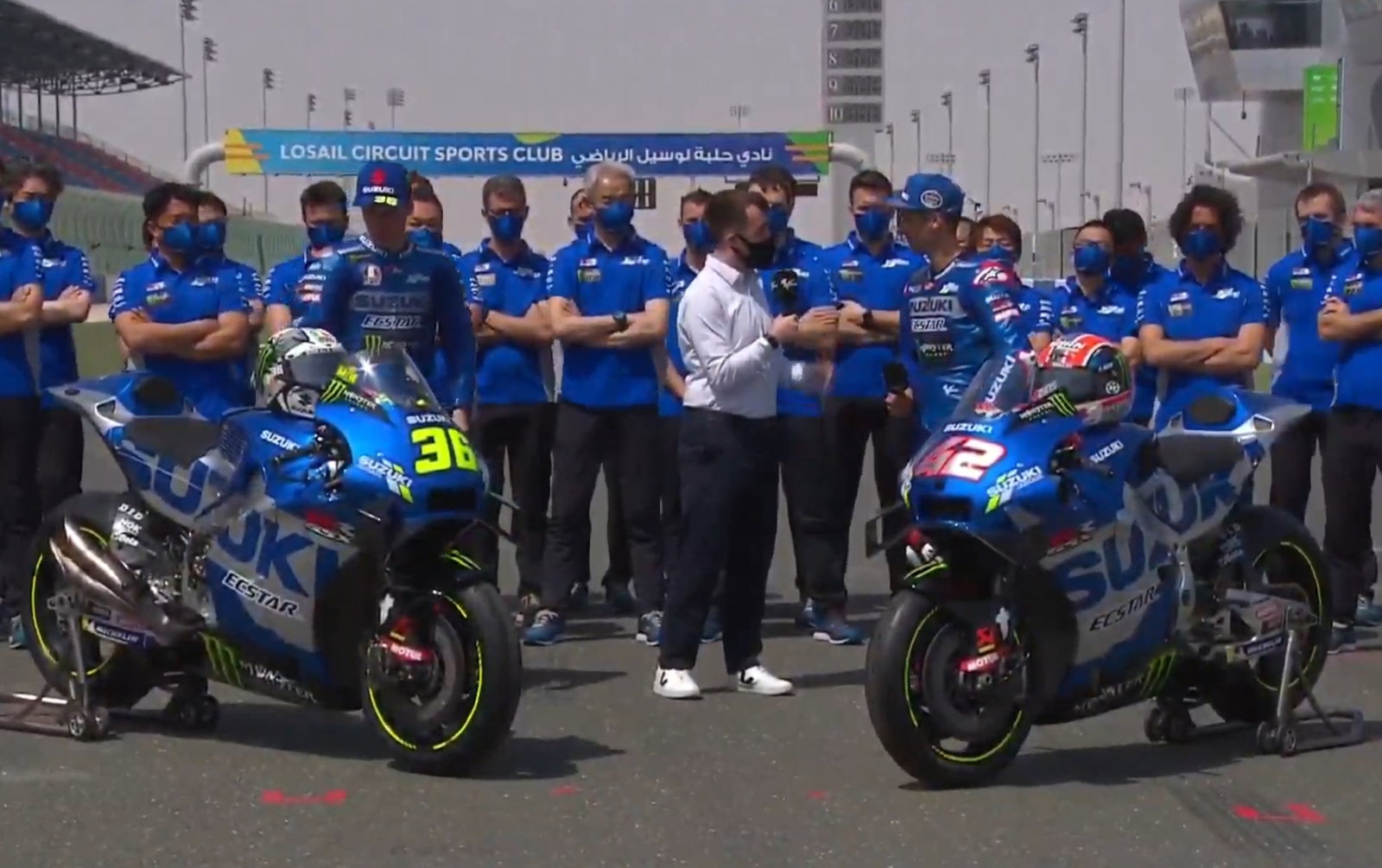 MotoGP rookies Marini, Bastianini and Martin complete their first laps in Qatar